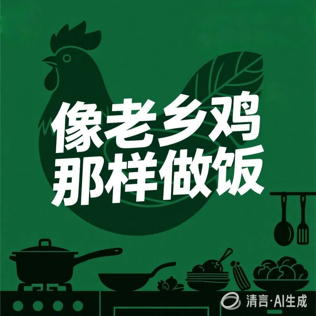 像老乡鸡那样做饭